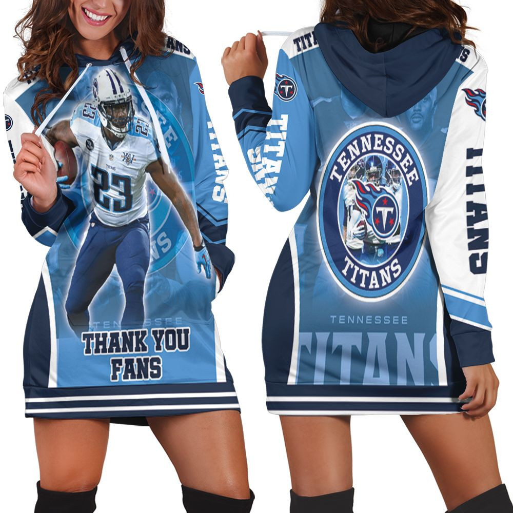 Tye Smith 23 Super Bowl 2021 Tennessee Titans Afc South Division Champions Hoodie Dress Sweater Dress Sweatshirt Dress