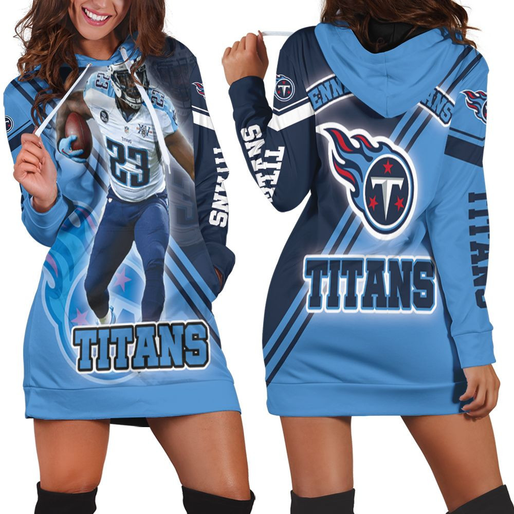 Tye Smith 23 Tennessee Titans Afc Division South Super Bowl 2021 Hoodie Dress Sweater Dress Sweatshirt Dress