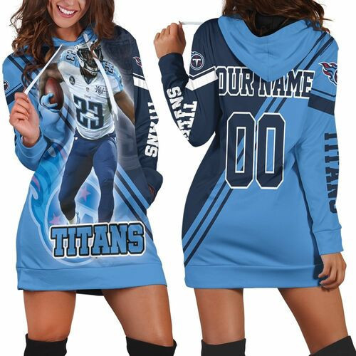 Tye Smith 23 Tennessee Titans Afc Division South Super Bowl 2021 Personalized Hoodie Dress Sweater Dress Sweatshirt Dress