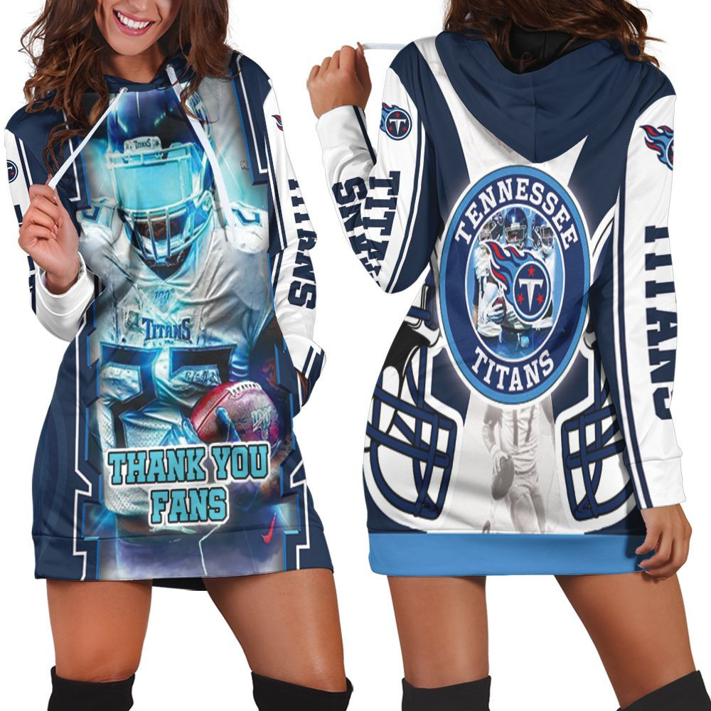 Tye Smith 23 Tennessee Titans Super Bowl 2021 Thank You Fan Hoodie Dress Sweater Dress Sweatshirt Dress