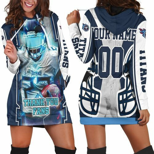 Tye Smith 23 Tennessee Titans Super Bowl 2021 Thank You Fan Personalized Hoodie Dress Sweater Dress Sweatshirt Dress