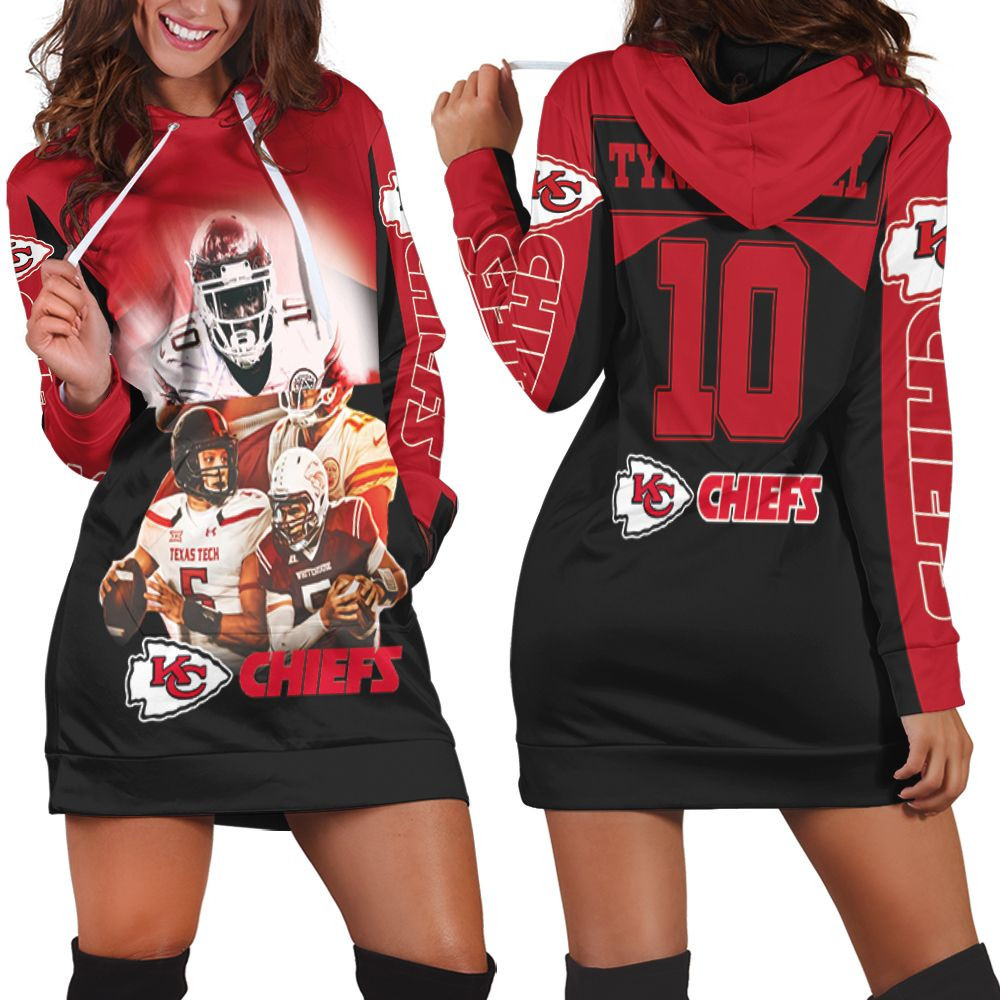 Tyreek Hill 10 Kansas City Chiefs Afc West Division Champions Super Bowl 2021 Hoodie Dress Sweater Dress Sweatshirt Dress