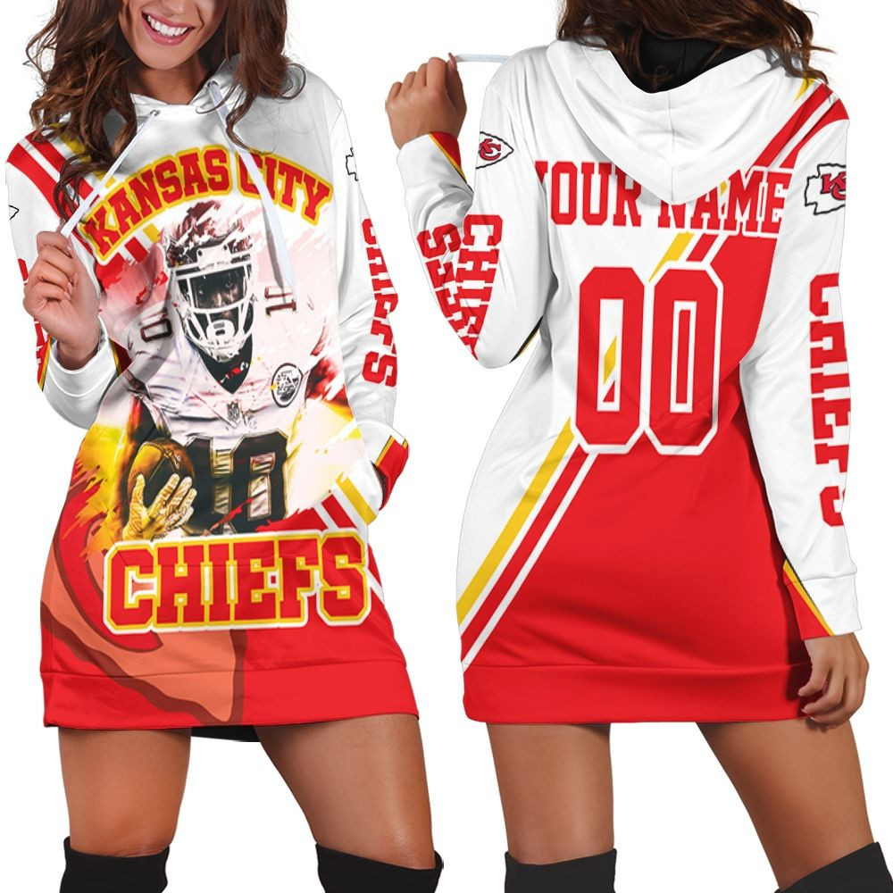 Tyreek Hill 10 Kansas City Chiefs For Fans Personalized Hoodie Dress Sweater Dress Sweatshirt Dress