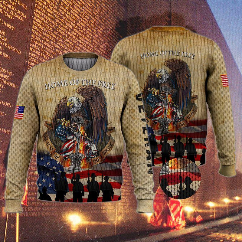 US Veteran Ugly Christmas Sweater Ugly Sweater For Men Women