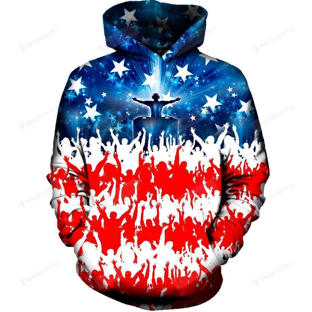 USA Party 3D All Over Print Hoodie