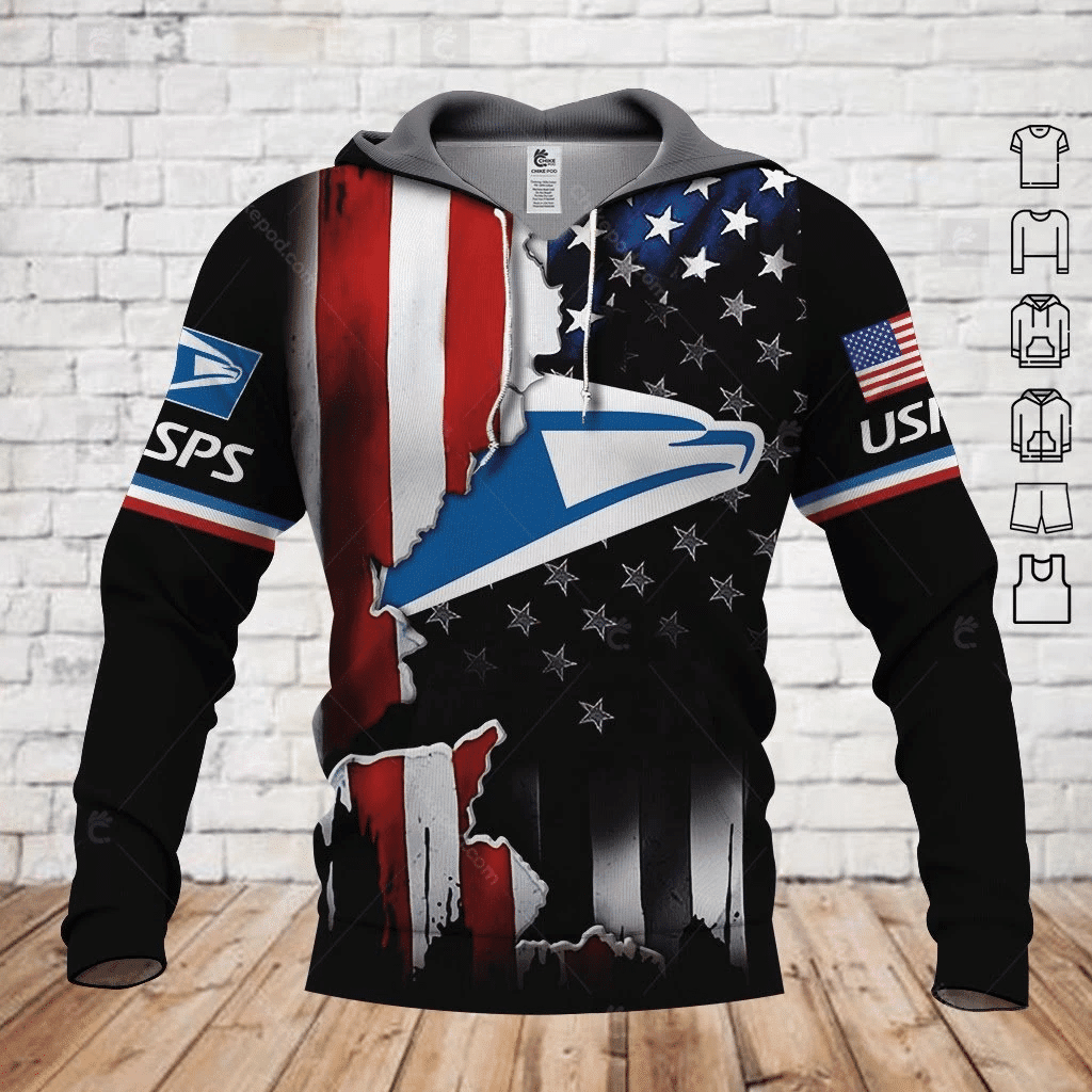 USPS 3D All Over Print | Hoodie | For Men & Women | Fu