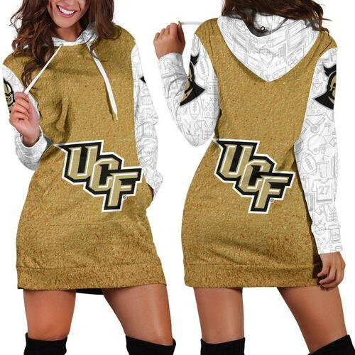 Ucf Knights Hoodie Dress Sweater Dress Sweatshirt Dress 3d All Over Print For Women Hoodie