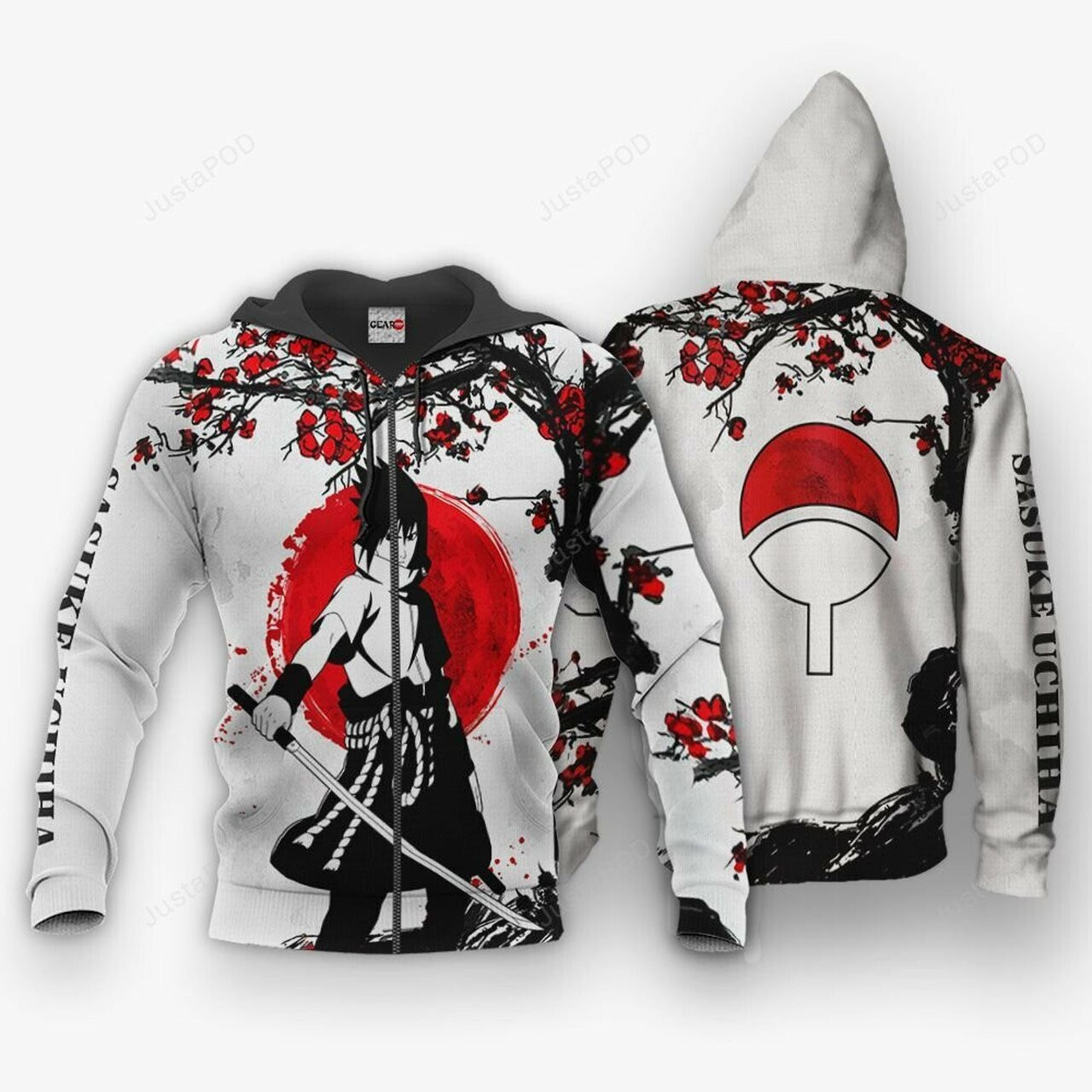 Uchiha Sasuke Japan Style 3d All Over Print Hoodie