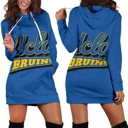 Ucla Bruins Hoodie Dress Sweater Dress Sweatshirt Dress 3d All Over Print For Women Hoodie