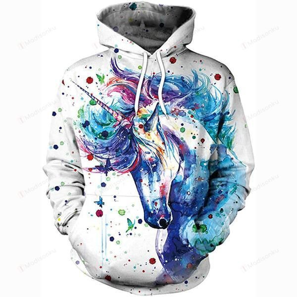 Unicorn  3D All Over Print Hoodie