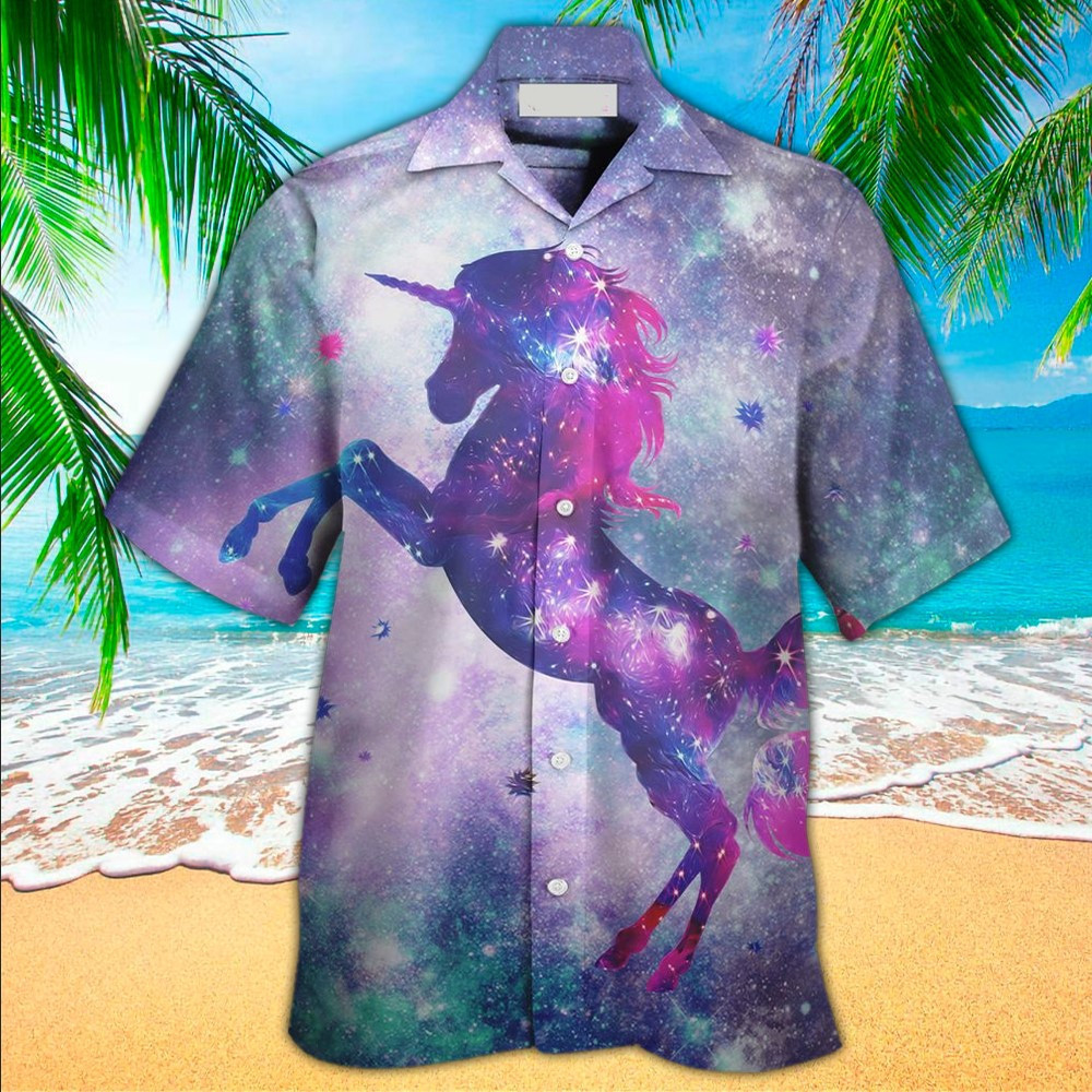 Unicorn Aloha Shirt Hawaiian Shirt For Unicorn Lovers Shirt For Men and Women