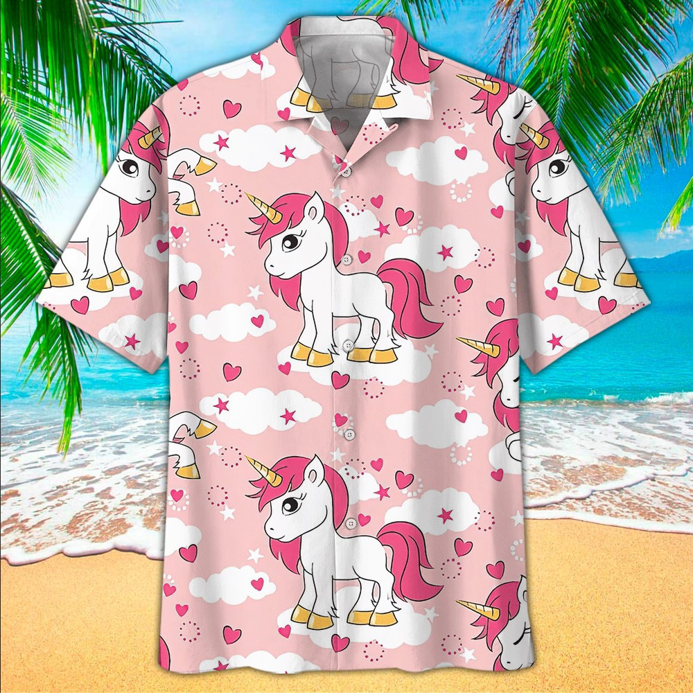 Unicorn Aloha Shirt Perfect Hawaiian Shirt For Unicorn Lover Shirt For Men and Women