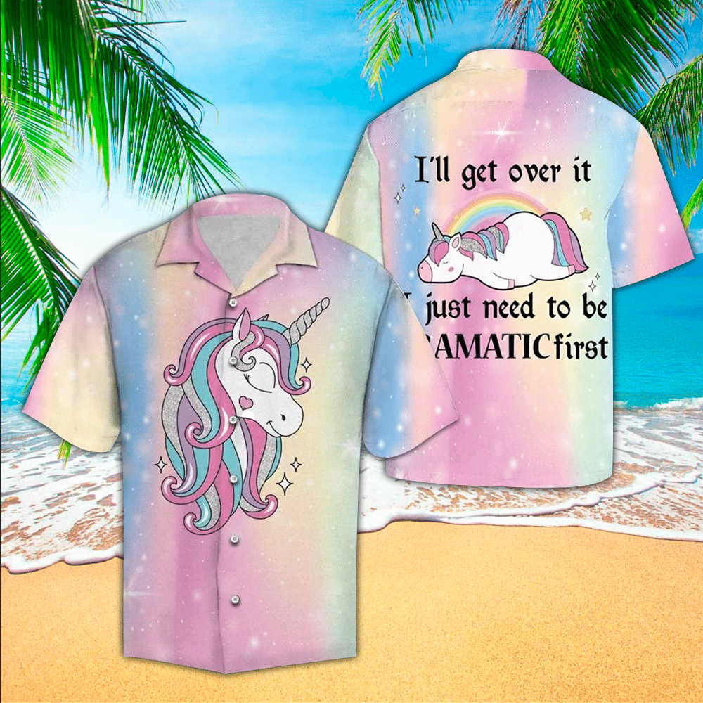 Unicorn Apparel Unicorn Button Up Shirt For Men and Women