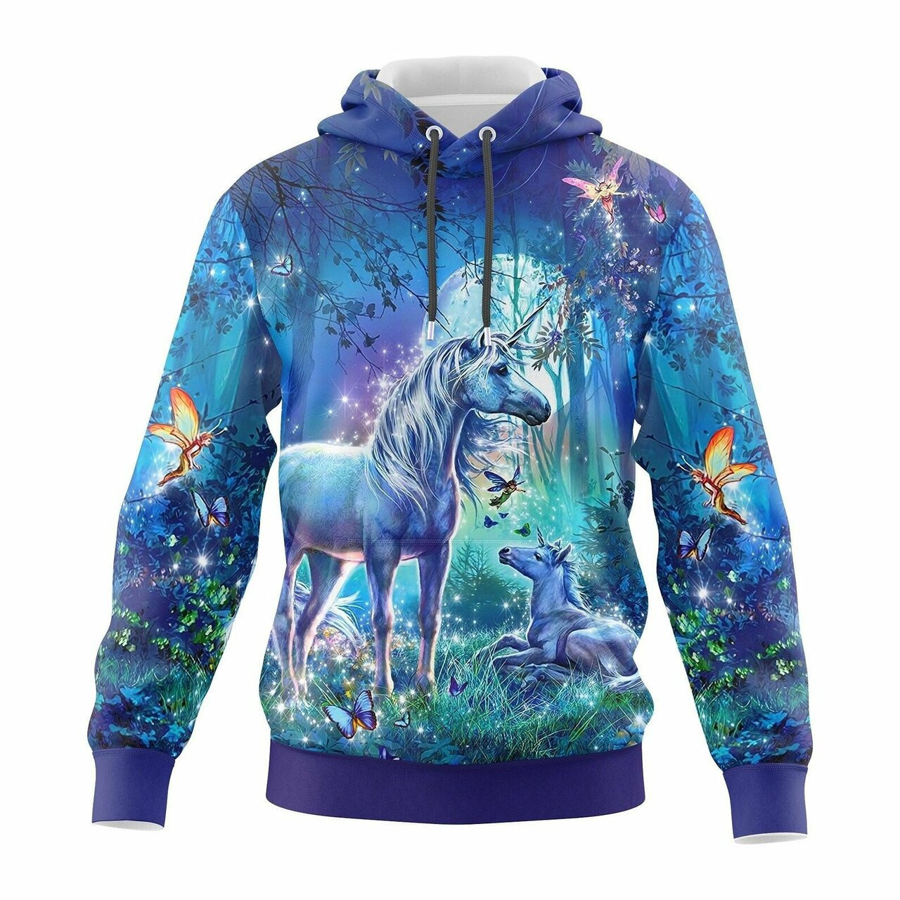 Unicorn Couple Hoodie 3d All Over Print Hoodie