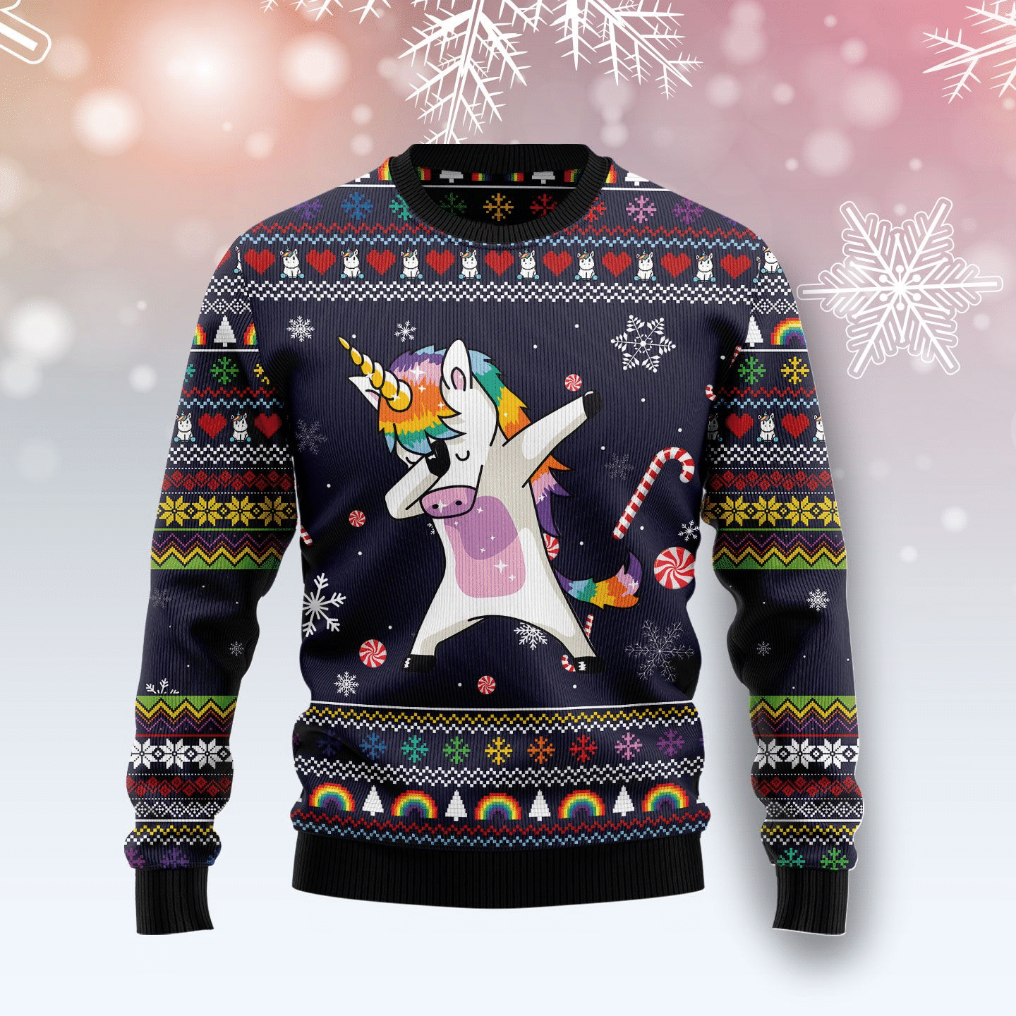 Unicorn Dad Ugly Christmas Sweater Ugly Sweater For Men Women