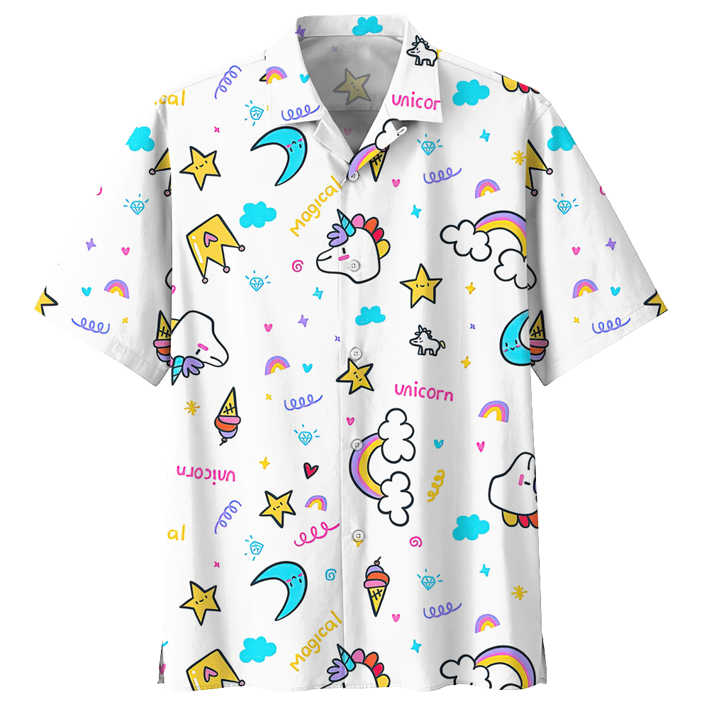 Unicorn Hawaiian Shirt - Hawaiian Shirt For Men