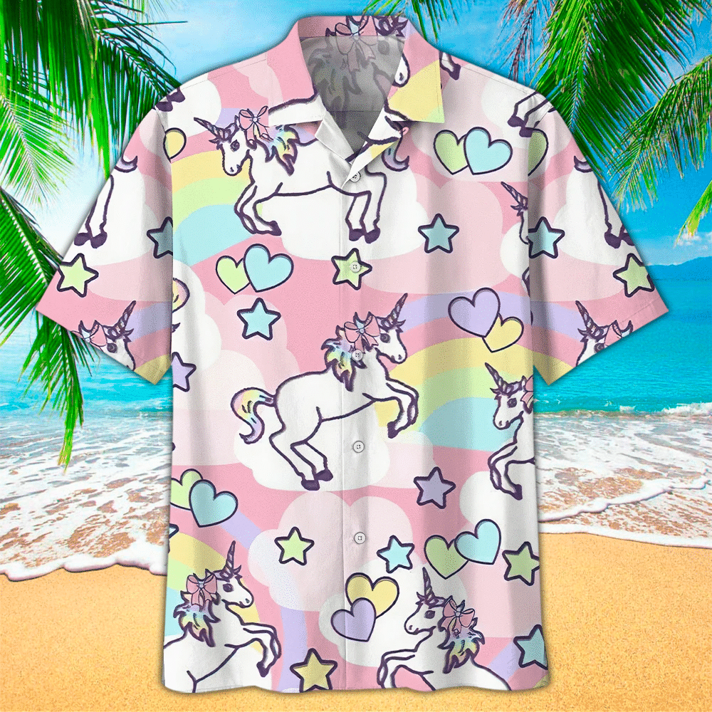 Unicorn Hawaiian Shirt Perfect Unicorn Clothing Shirt For Men and Women