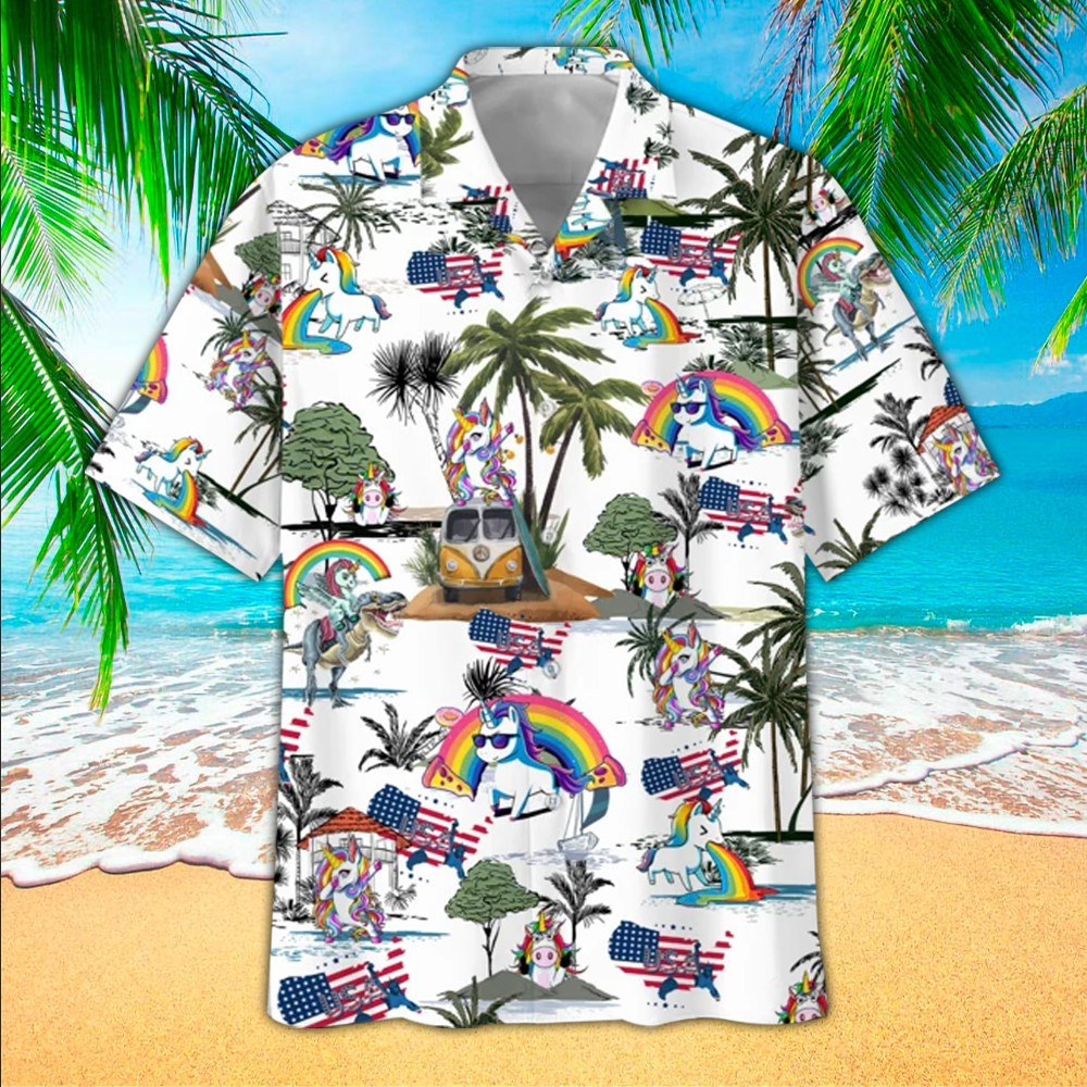 Unicorn Hawaiian Shirt Perfect Unicorn Clothing Shirt For Men and Women