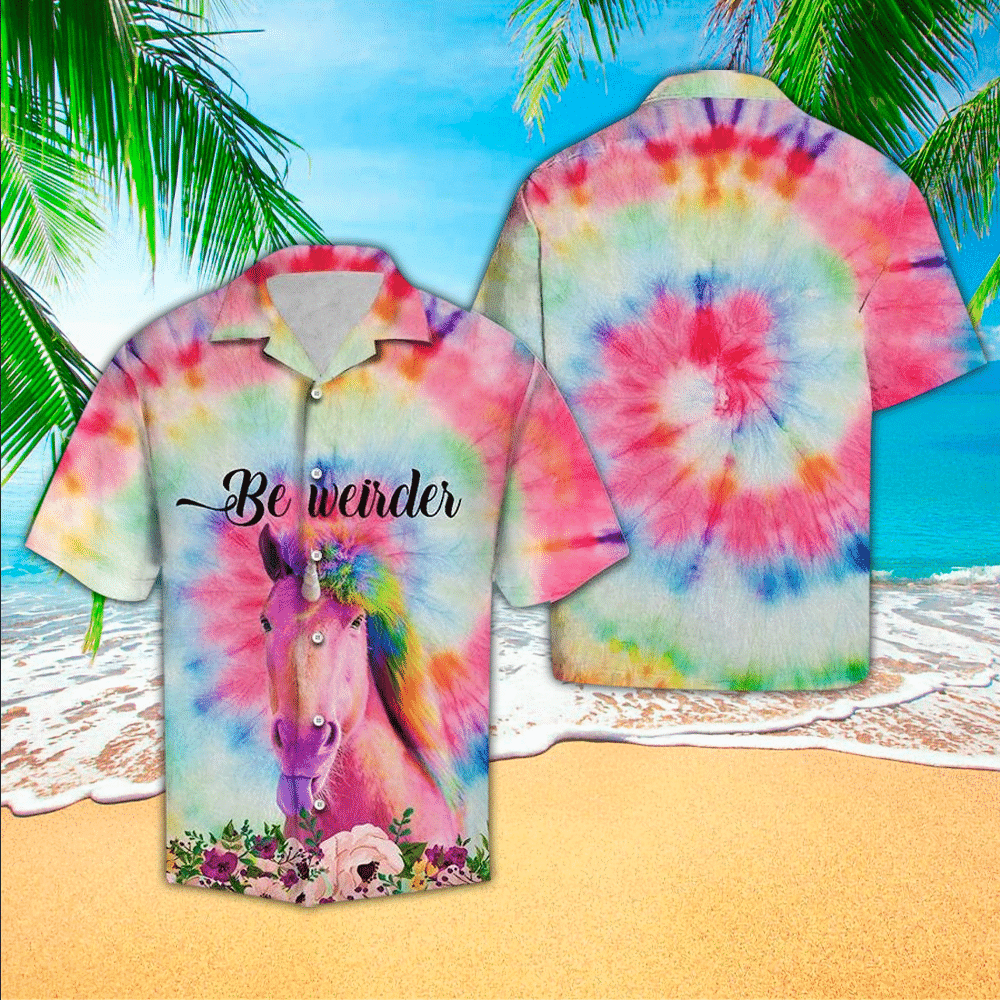 Unicorn Hawaiian Shirt Unicorn Button Up Shirt For Men and Women