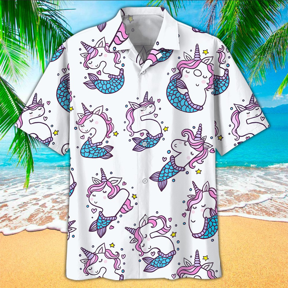 Unicorn Hawaiian Shirt Unicorn Lover Gifts Shirt For Men and Women