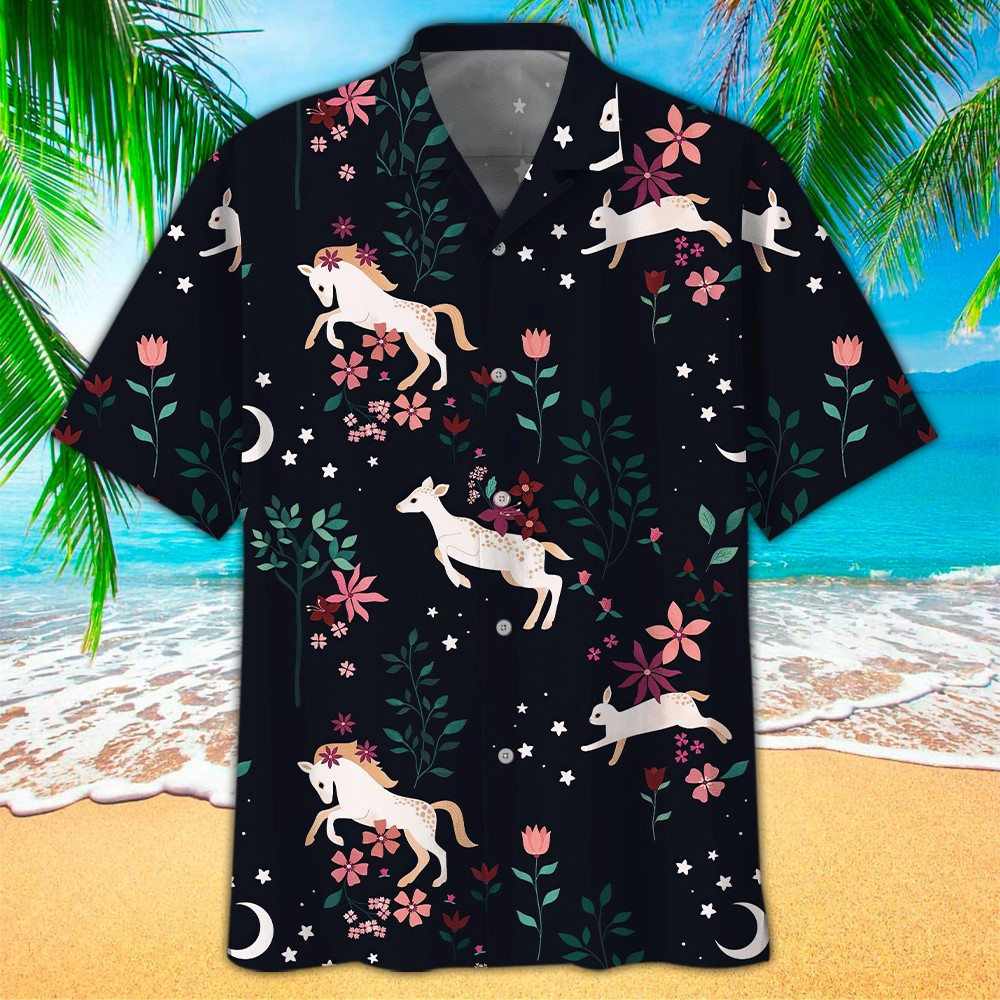 Unicorn Hawaiian Shirt Unicorn Lover Gifts Shirt For Men and Women