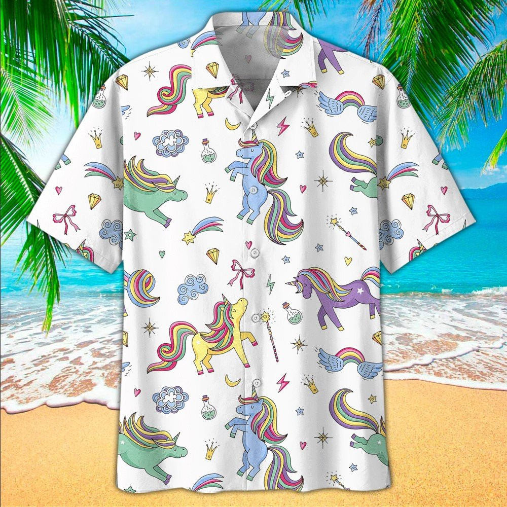 Unicorn Hawaiian Shirt Unicorn Shirt For Unicorn Lover Shirt For Men and Women