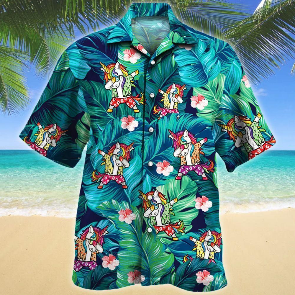 Unicorn Lovers Aloha Hawaiian Shirt Colorful Short Sleeve Summer Beach Casual Shirt For Men And Women
