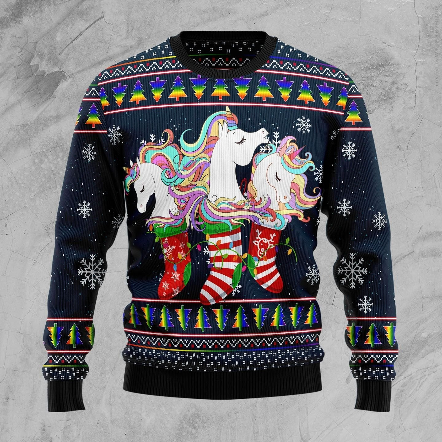 Unicorn Socks Xmas Ugly Christmas Sweater Ugly Sweater For Men Women