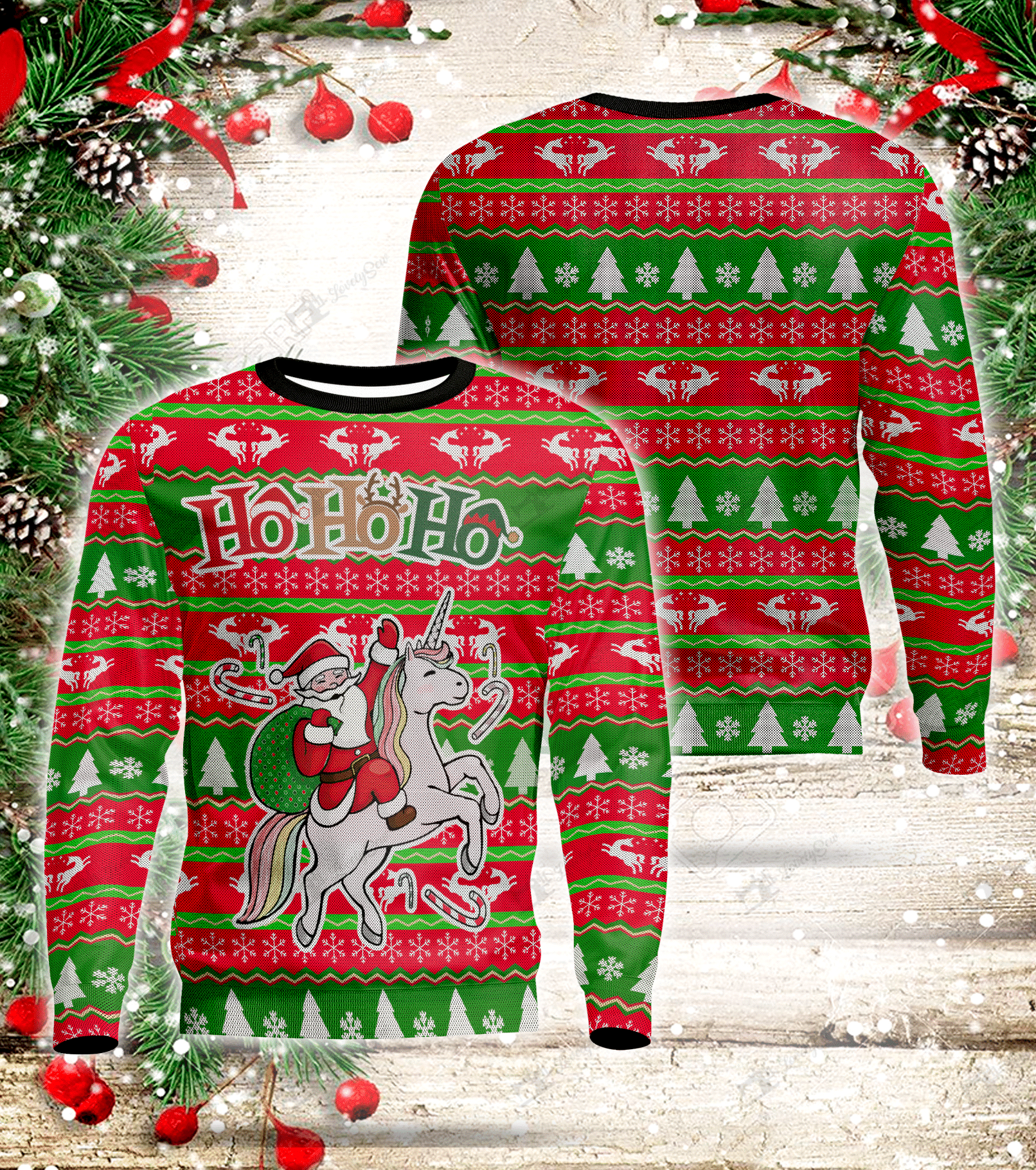 Unicorn Ugly Christmas Sweater Ugly Sweater For Men Women