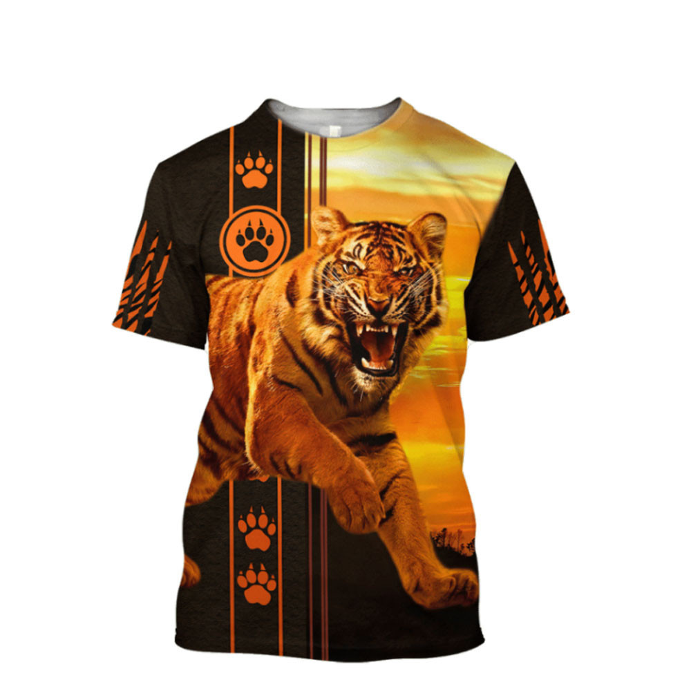 Unique Tiger T Shirt Outstanding Tiger Apparel Shirt for Men and Women
