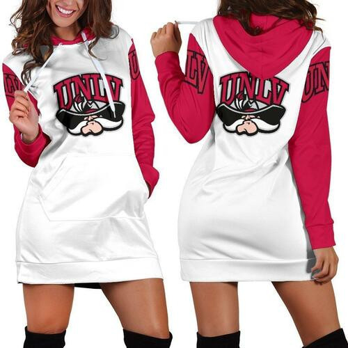 Unlv Rebels Hoodie Dress Sweater Dress Sweatshirt Dress 3d All Over Print For Women Hoodie