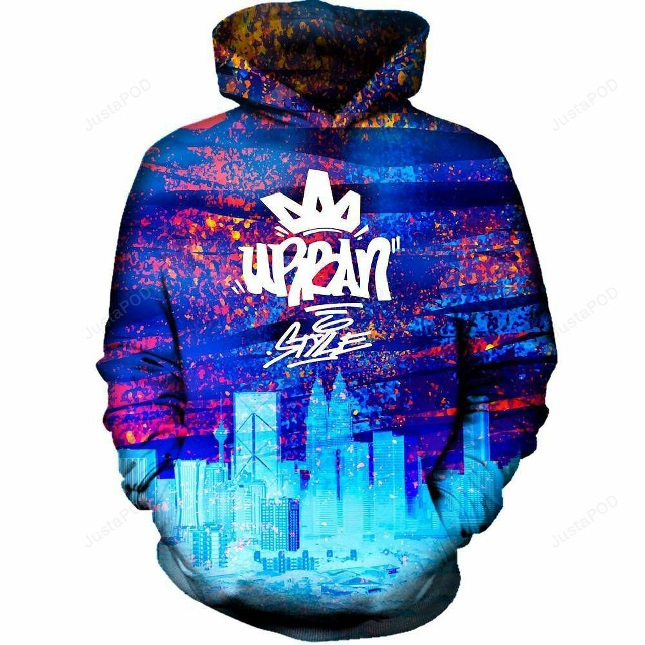 Urban Life 3d All Over Printed Hoodie