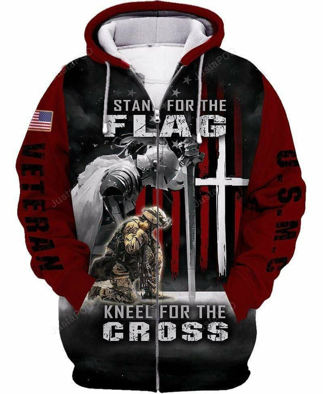 Us Marine Corps Stand For The Flag 3d All Print Hoodie