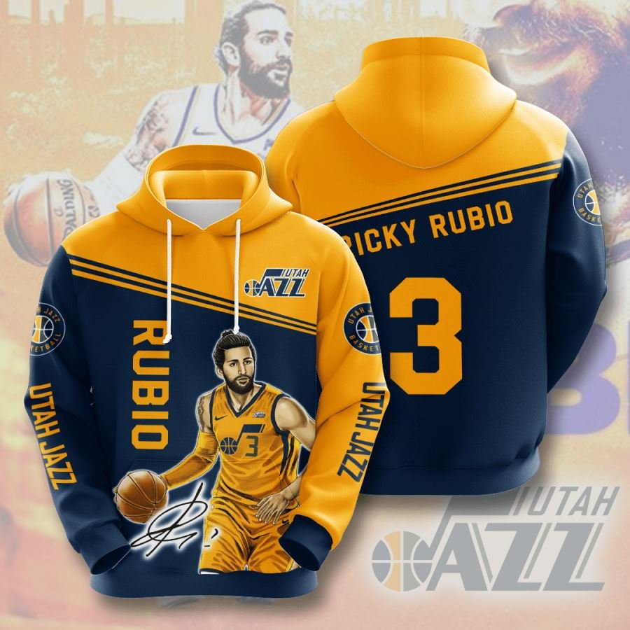 Utah Jazz No2057 Custom Hoodie 3D