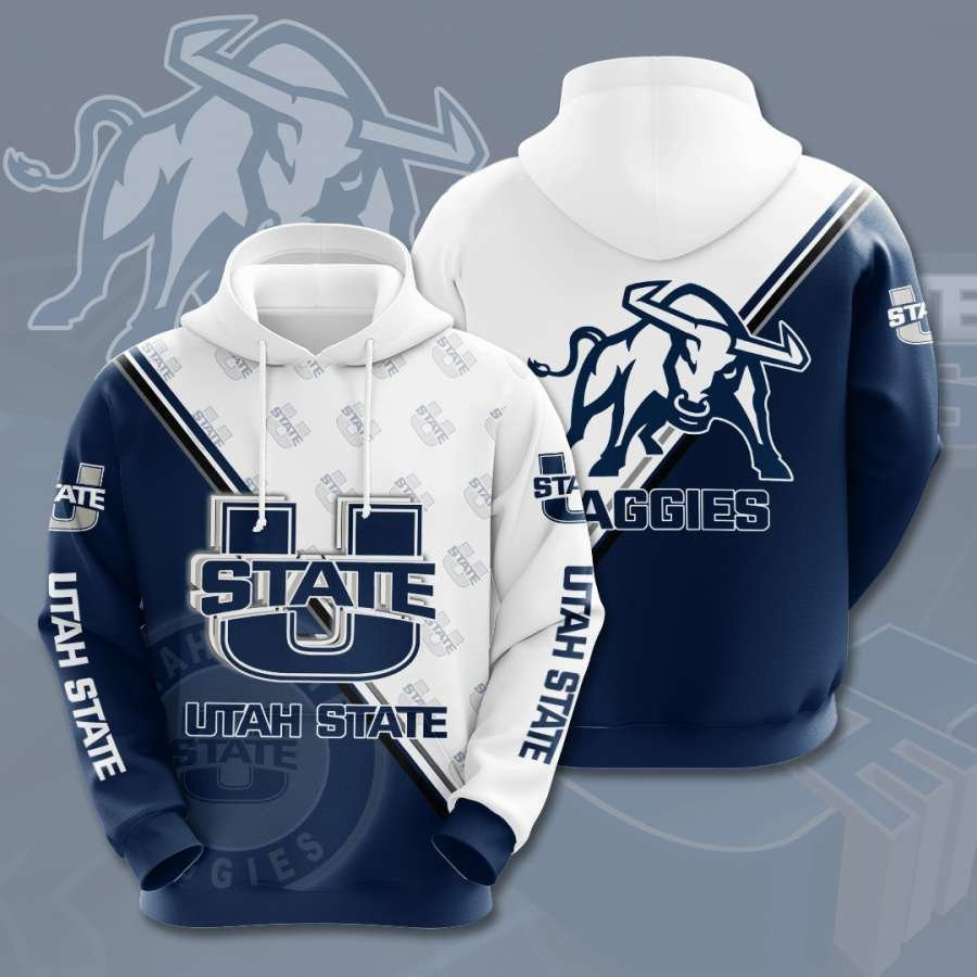 Utah State Aggies No2063 Custom Hoodie 3D