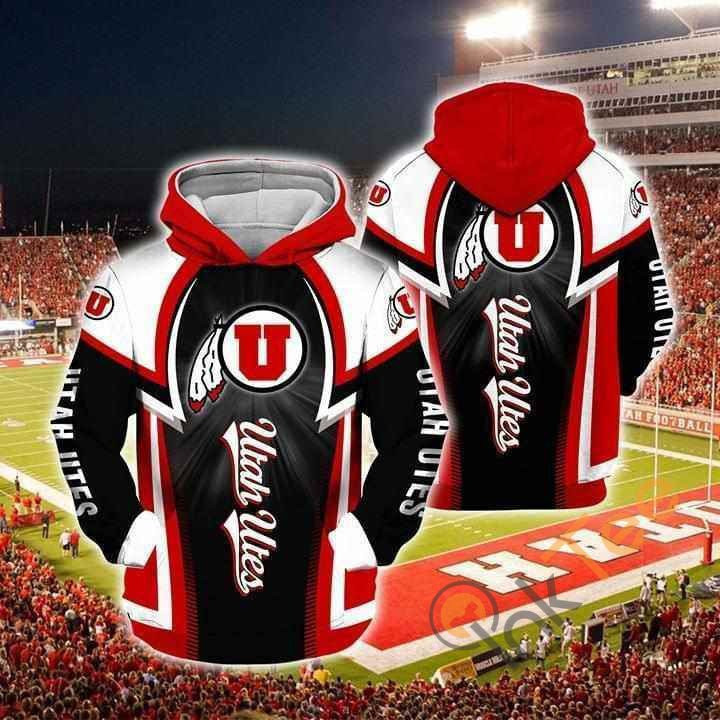 Utah Utes Ncaa For Utes Fan Hoodie 3d