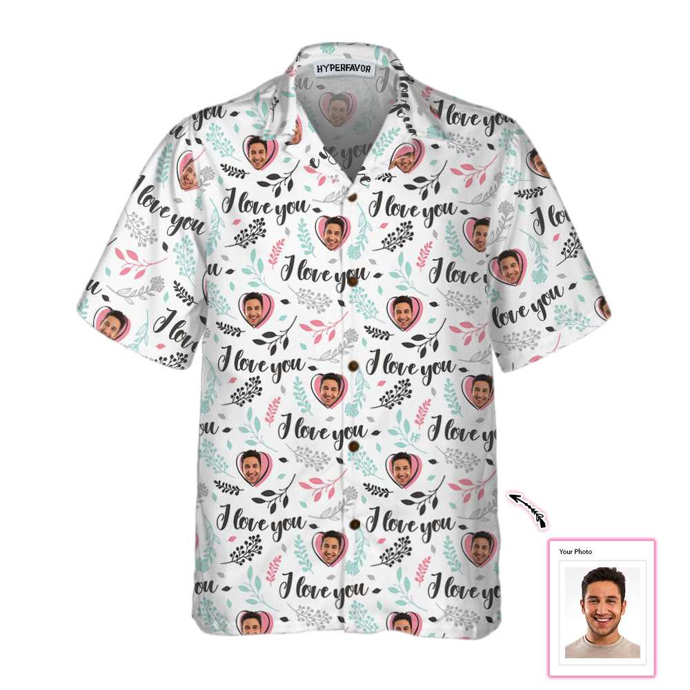 Valentine For Couple Custom Hawaiian Shirt Valentines Day Shirt For Couples Personalized Valentine Gift
