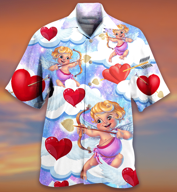 Valentine Love Cupid Limited Edition - Hawaiian Shirt - Hawaiian Shirt For Men