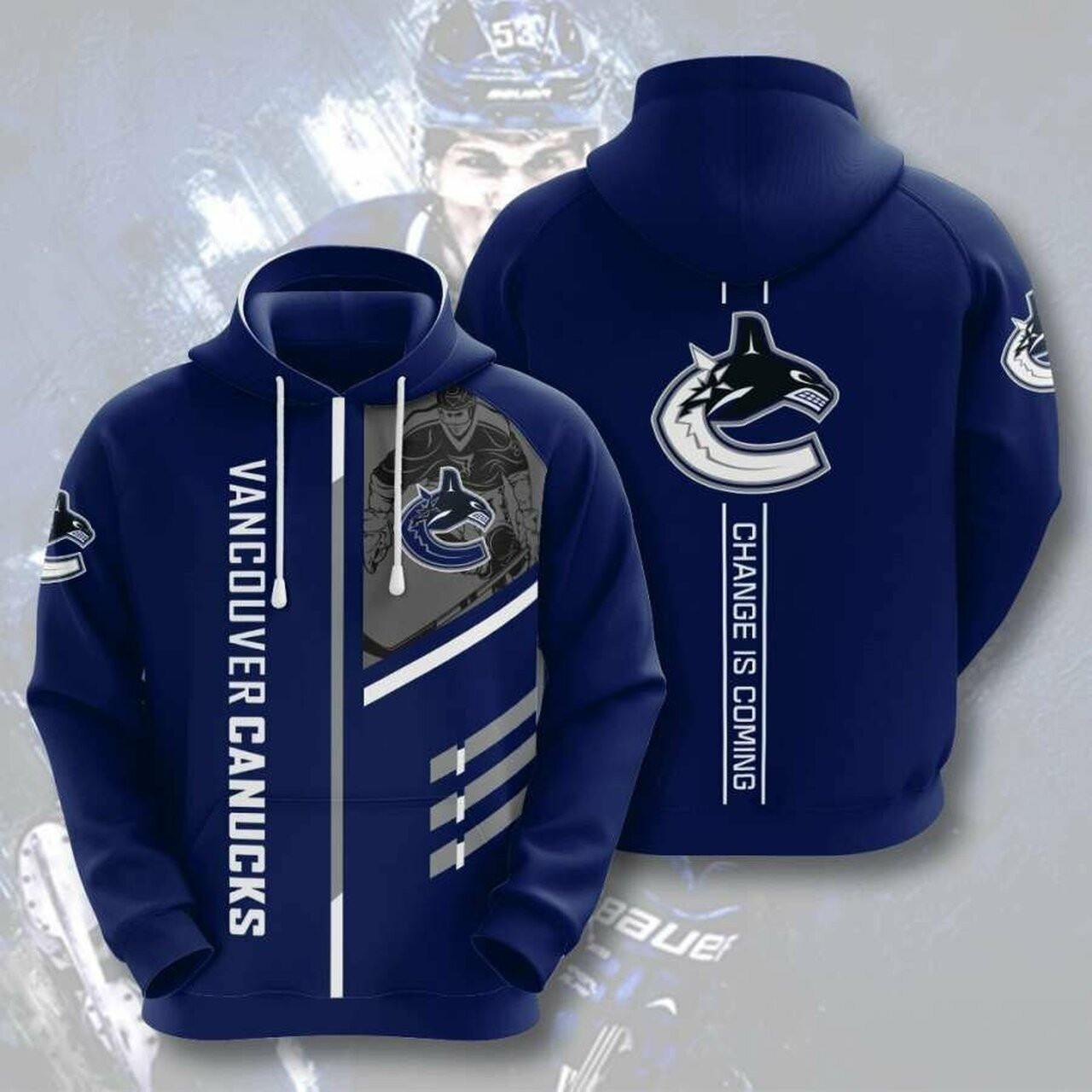 Vancouver Canucks 3d All Over Print Hoodie