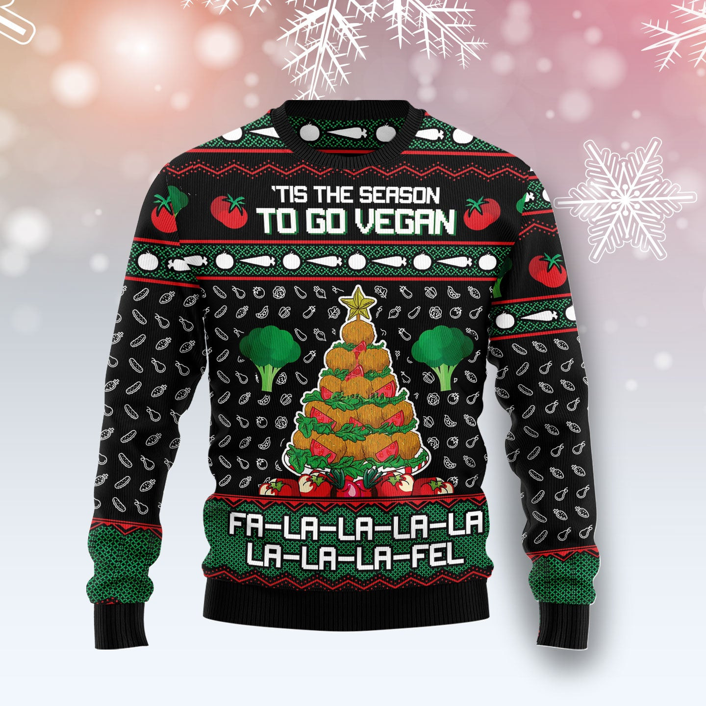 Vegan Ugly Christmas Sweater