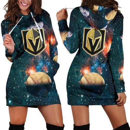 Vegas Golden Knights Hoodie Dress Sweater Dress Sweatshirt Dress 3d All Over Print For Women Hoodie