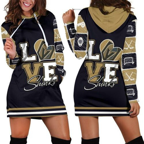 Vegas Golden Knights Womens Hoodie Dress Sweater Dress Sweatshirt Dress 3d All Over Print For Women Hoodie