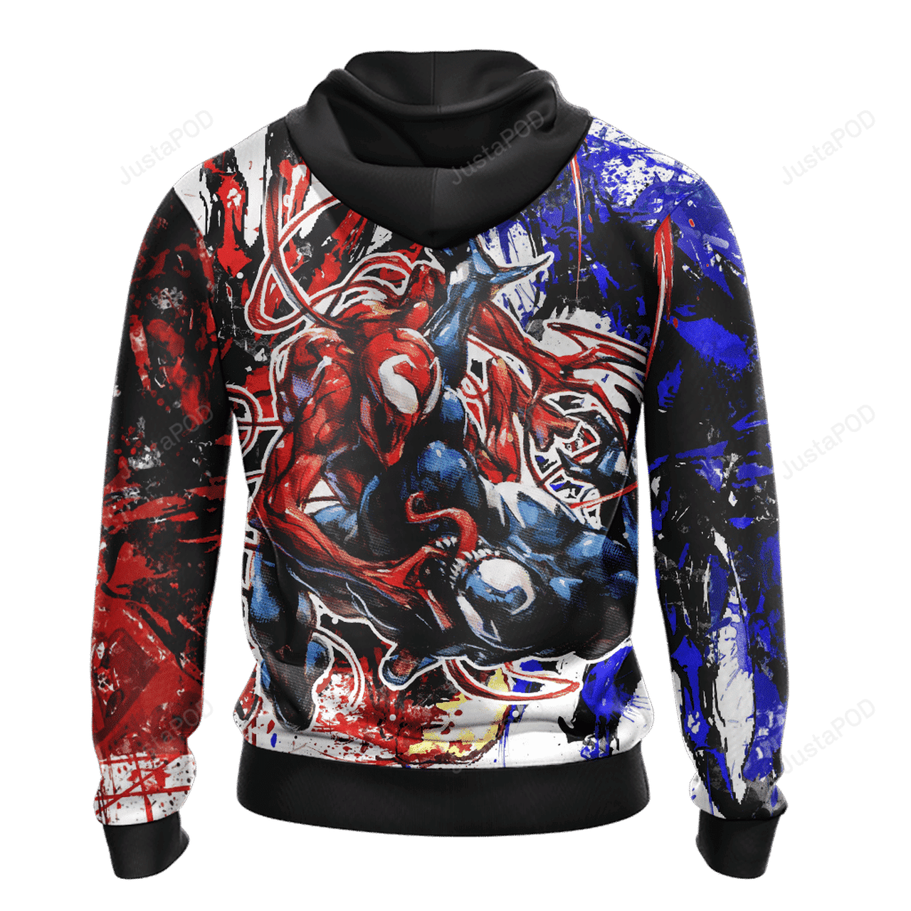 Venom And Carnage 3d All Over Print Hoodie