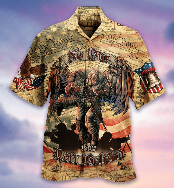 Veteran No One Left Behind Limited Edition - Hawaiian Shirt Hawaiian Shirt For Men