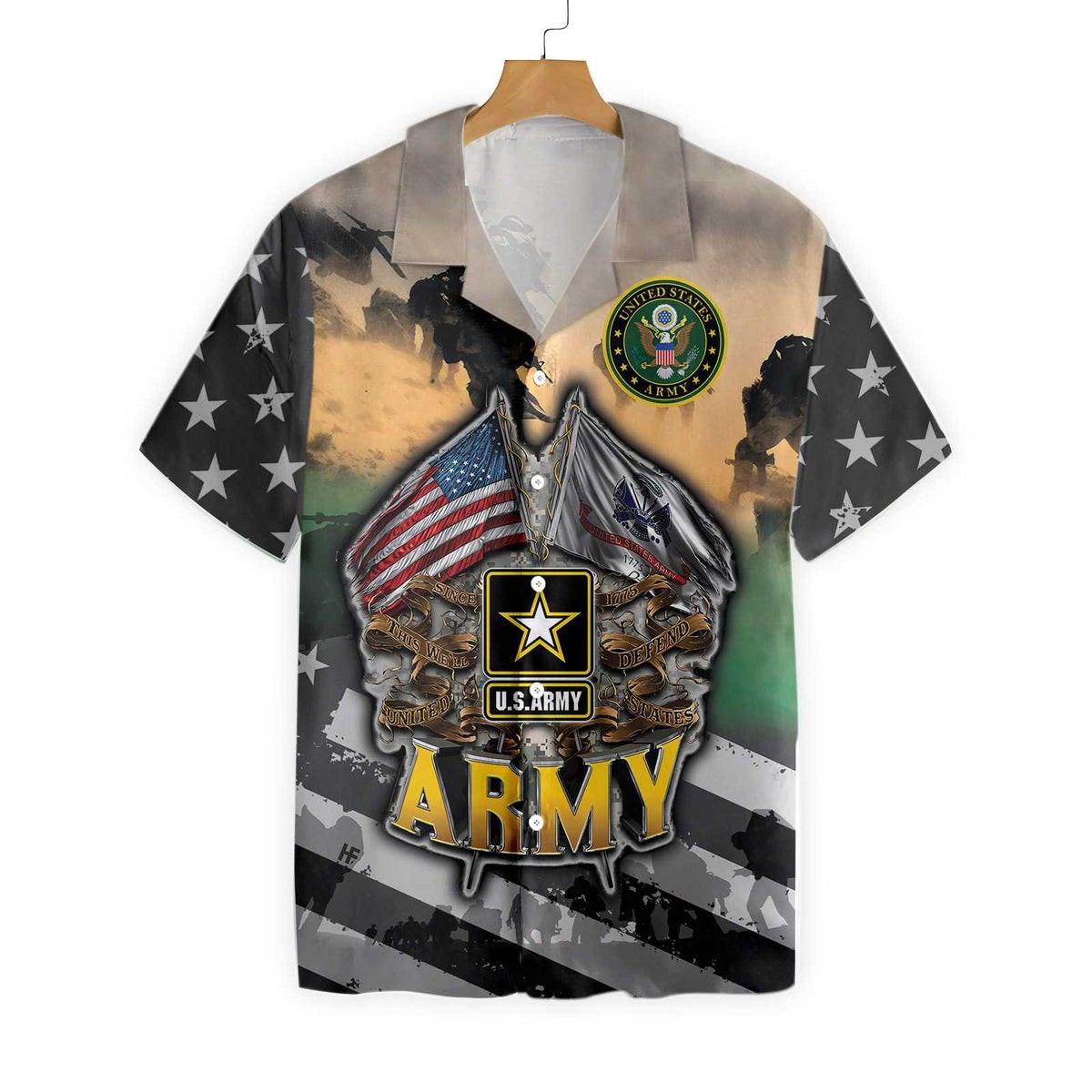 Veteran Proudly Served The US Army Hawaiian Shirt