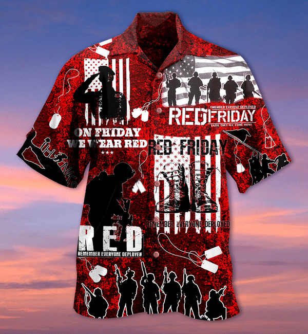 Veteran Red Friday Limited Edition - Hawaiian Shirt Hawaiian Shirt For Men