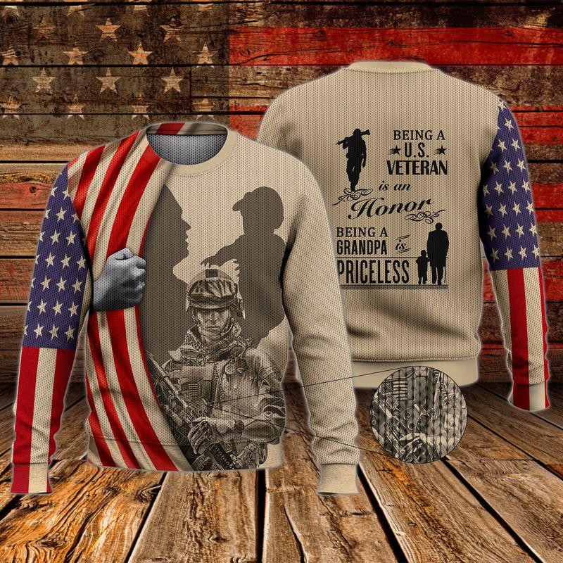 Veteran Ugly Christmas Sweater Ugly Sweater For Men Women