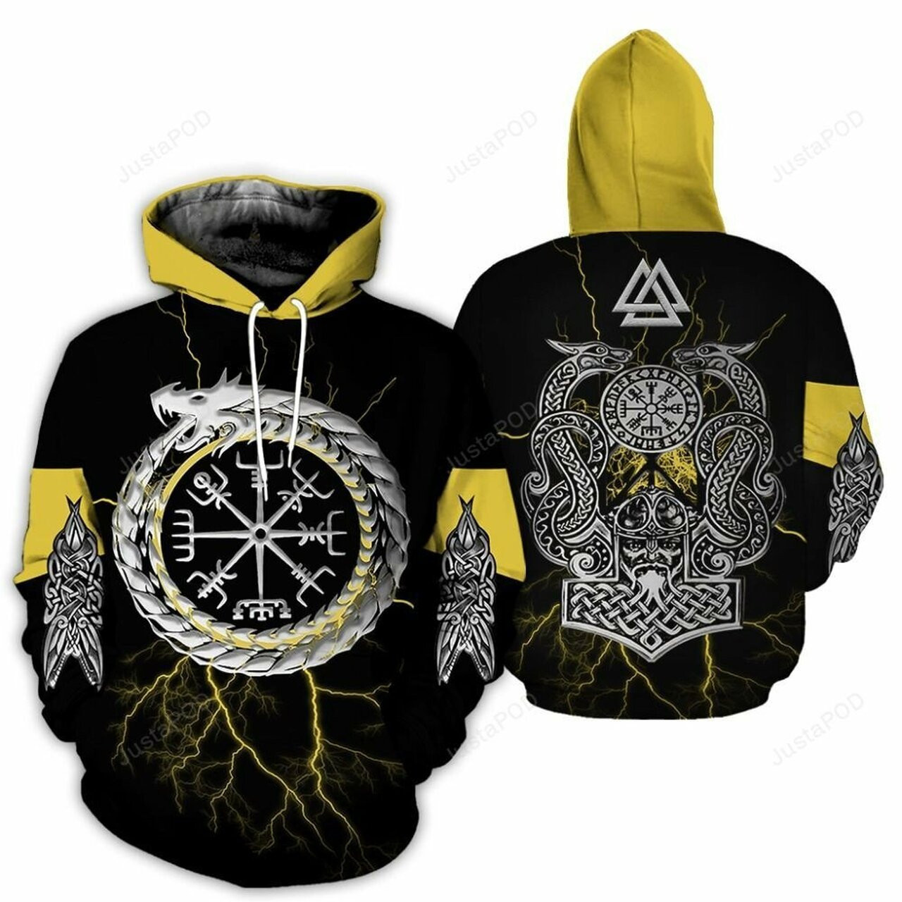 Viking 3d All Print Hoodie