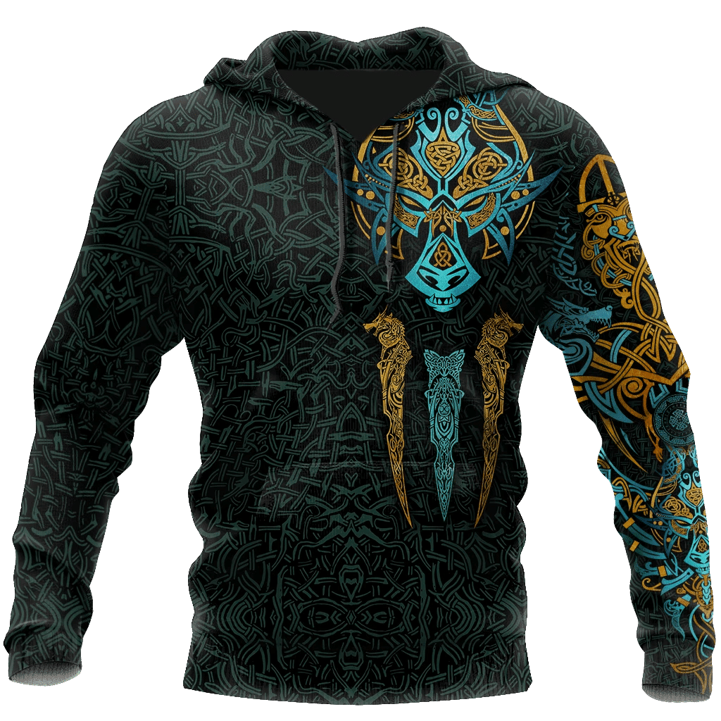 Viking Fenrir Pullover 3D All Over Print | Hoodie | For Men & Women | Fu