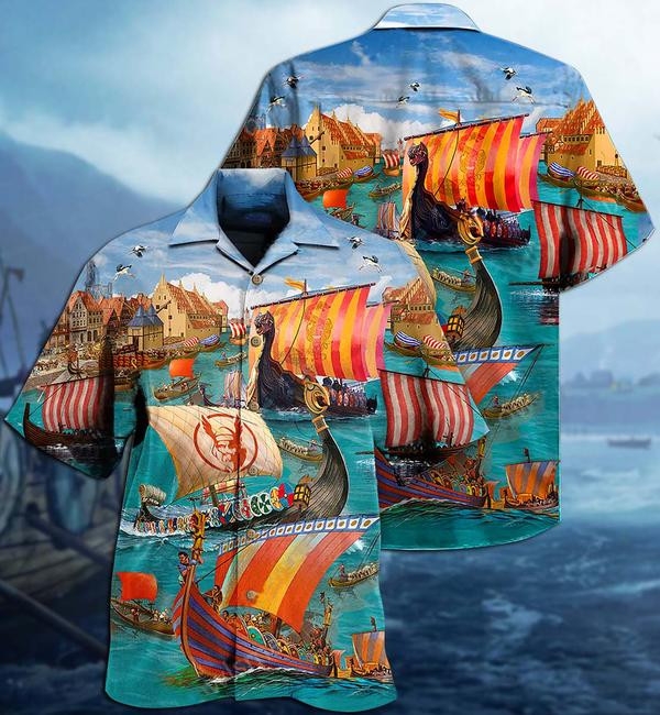 Viking Sail Let War Limited - Hawaiian Shirt Hawaiian Shirt For Men